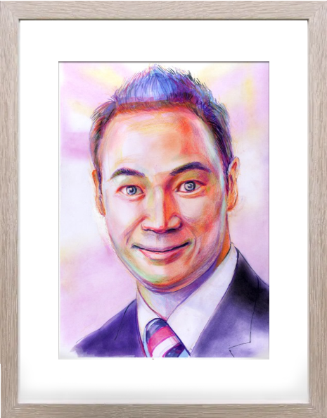 現代アート肖像画制作(作品)例