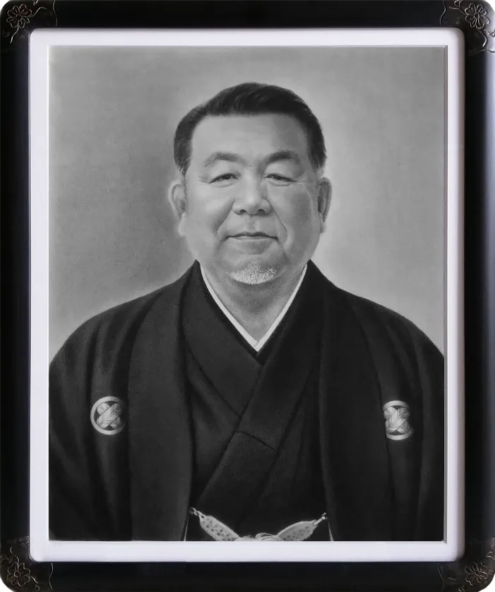 ご遺影　肖像画制作（作品）例7