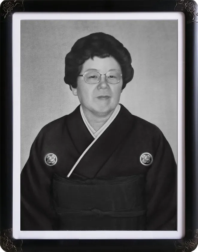 ご遺影　肖像画制作（作品）例8