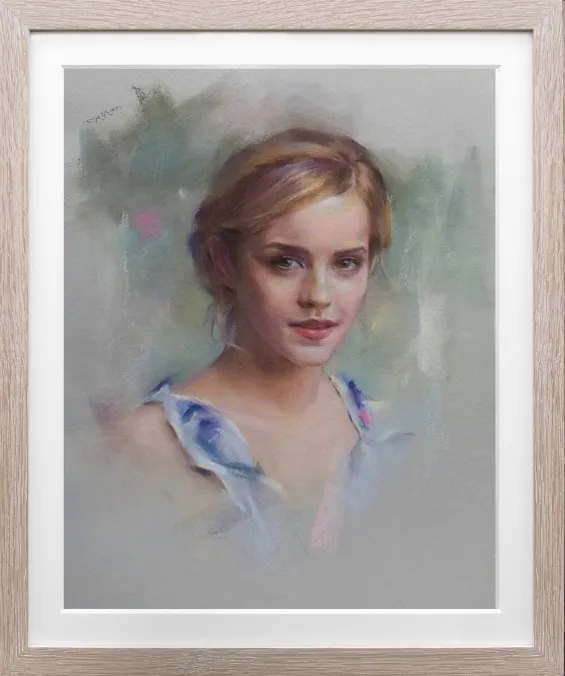 色鉛筆画(パステル)肖像画制作(作品)例