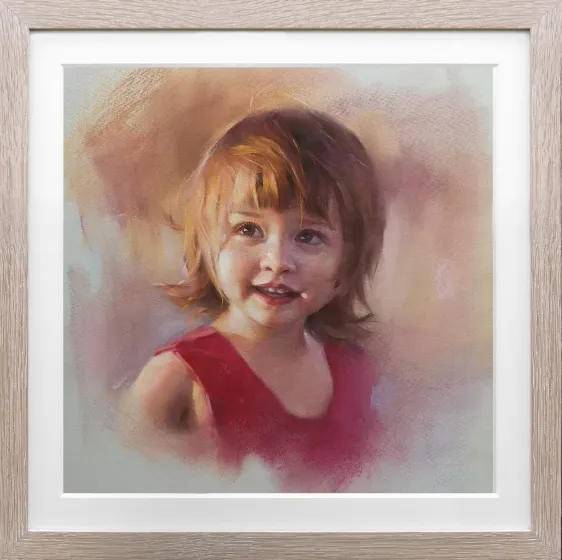 色鉛筆画(パステル)肖像画制作(作品)例