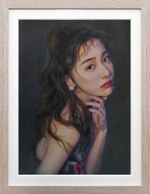 色鉛筆画(パステル)肖像画制作(作品)例