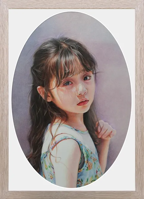 色鉛筆画(パステル)肖像画制作(作品)例