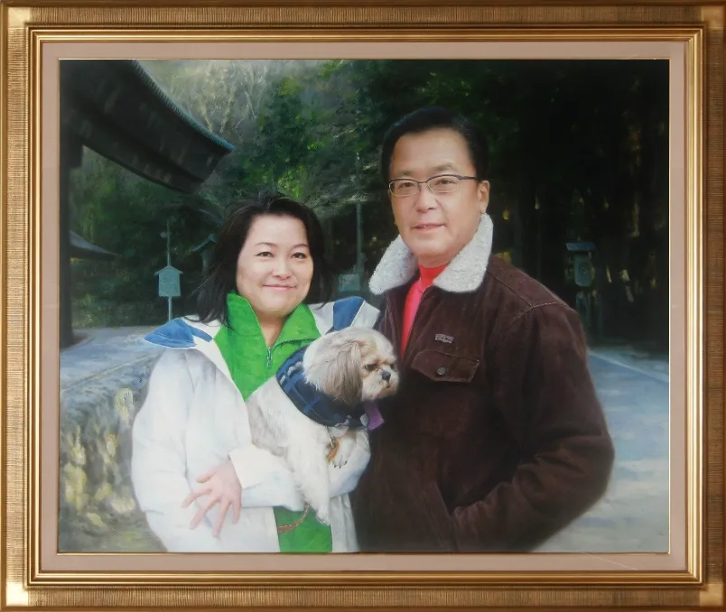 油彩(油絵)肖像画　制作(作品)例